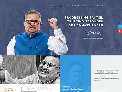 Dr Raman Singh index2 design ui ux web website