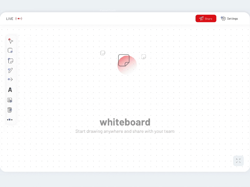 whiteboard branding design flinto typography ui