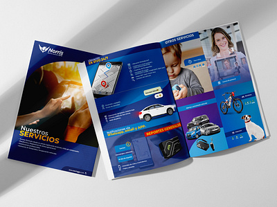 Norris Brochure brochure graphic design mockup print services