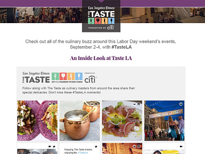 LA Times - The Taste Event