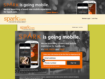 Spark app marketing