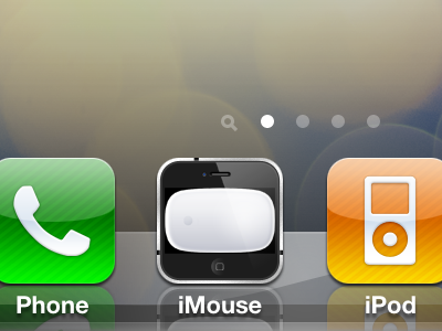 iMouse Dock beta imouse ios iphone ipod mouse osx retina test