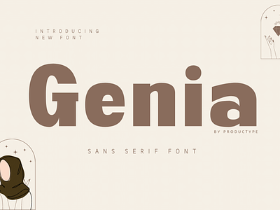 Genia San serif font font san serif typography