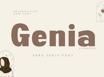 Genia San serif font font san serif typography