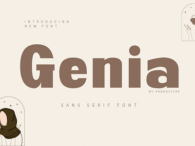 Genia San serif font