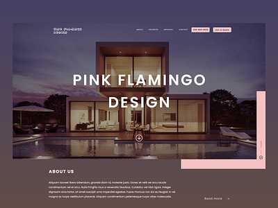 Pink Flamingo Design