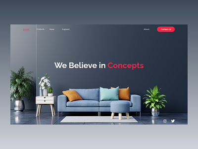 Furniture App and Website Concept Design app branding design furniture graphic design house illustration logo renovation typography ui ux vector