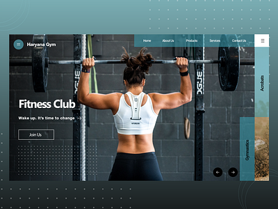 Gym Of Haryana app branding design graphic design illustration typography ui