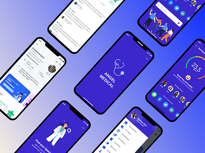 Medical App Concept Full App Design