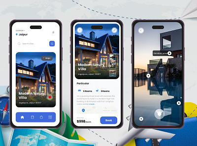 Travel App Concept android app design figma ios logo mobile app services travel typography ui uiux user experince user interaction user interface ux xd