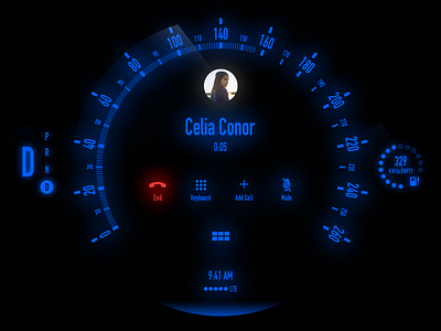 Car Interface - Night mode car download flat interface ios iphone like mini social ui user ux