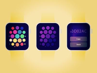 color picker color picker os ui ux watch watch os
