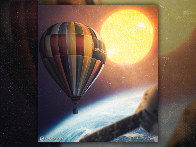 The Space Balloon [Photomanipulation] adobe photoshop photography photomanipulation photomontage photoshop photoshop artist