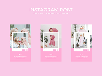 Instagram Layout Design Our Client : Yadaastore.id Official graphic design instagram instagrampost layout socialmediapost sosialmediadesign
