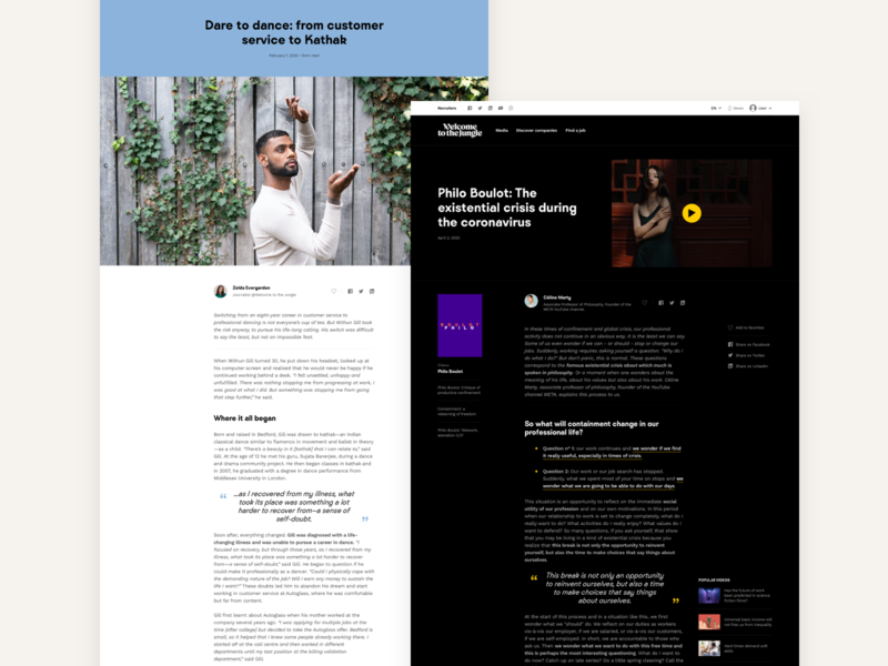 WTTJ • Reworked articles article design desktop rework