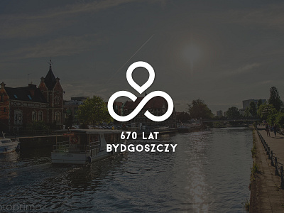 Logo project for 670th anniversary of city Bydgoszcz logo logotype logotypedesign