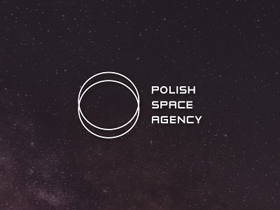 Polish Space Agency logo concept II cosmos cosmos logo logo logo concept logo design observatory poland space agency space logo