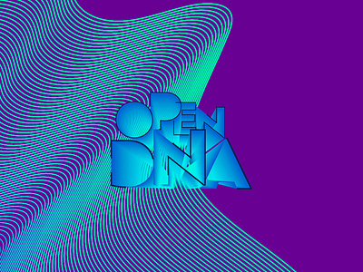 OPEN DNA branding ccvideira conference design event illustration logo logotype loyall