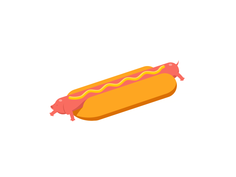 Hot Dog Friday after effects hotdog loop motion graphics