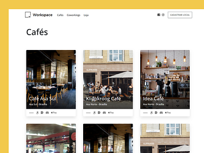 Cafe Page Workspace