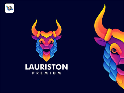 LAURISTON 3d animation branding colorful goat graphic design lauriston logo motion graphics ui