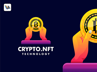 CRYPTO.NFT 3d animation branding crypto.nft. graphic design logo motion graphics ui