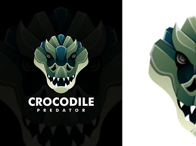 Crocodile 3d animal crocodile design graphic design illustration logo vector