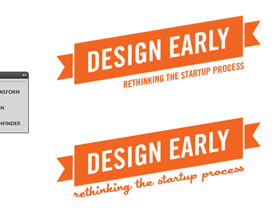 Design early designearly illustrator logo quote