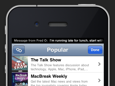 Notification idea for iOS 5 ios iphone mockup notifications sms