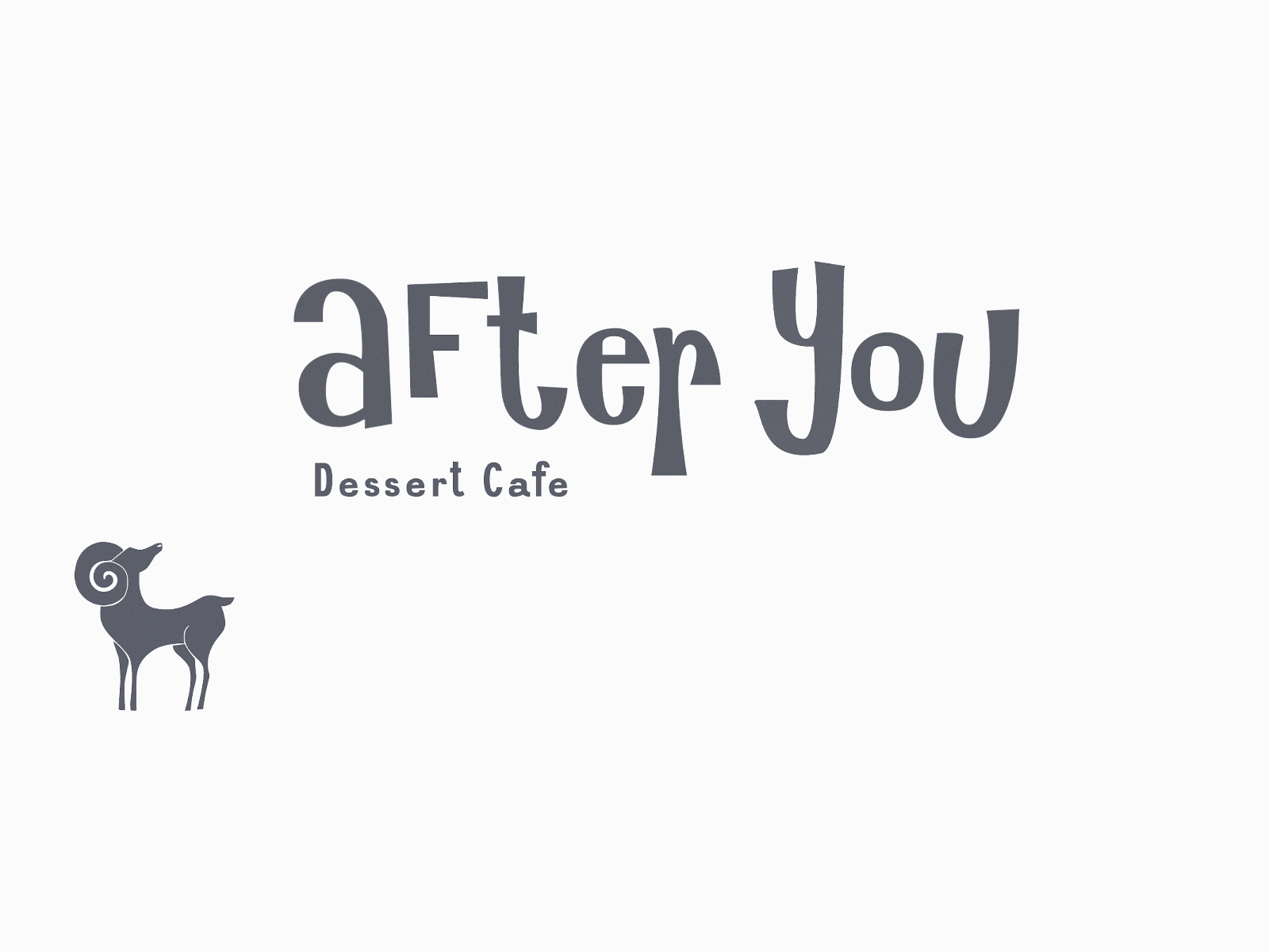 Logo animation for dessert cafe aftereffects animation design graphic design logo motion graphics