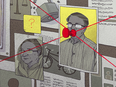 Who Killed Deepan bangladesh editorial illustration murder vice