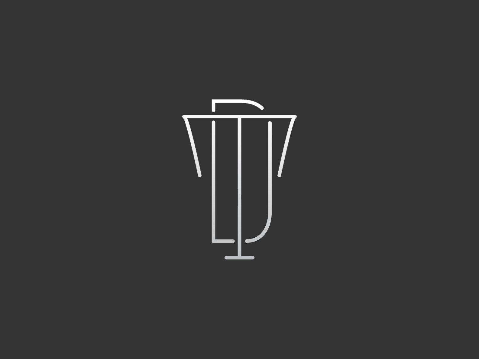 Monogram concept for my initials by Tejas Dhawade on Dribbble