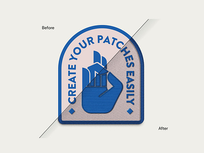 Custom Embroidery Patch Mockup