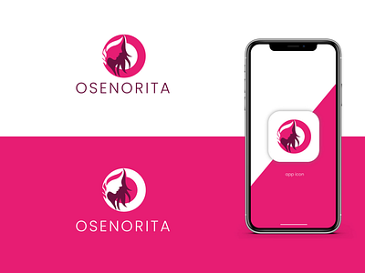 Osenorita App Logo 3d animation app branding creative creative design design graphic design illustration logo motion graphics ui