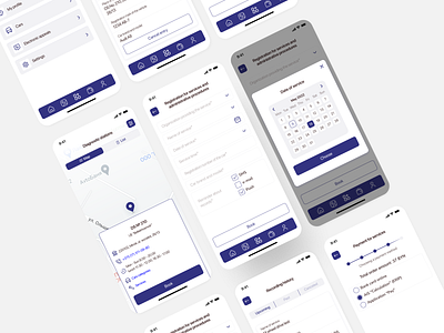 Vehicle technical inspection mobile application design