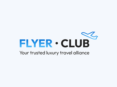 Logo for a premium flights booking platform