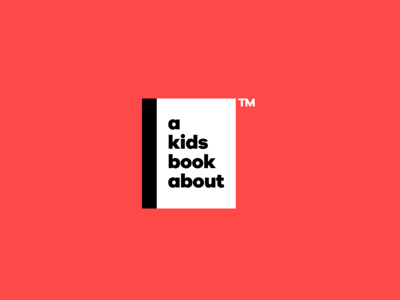 A Kids Book About Logo brand branding design figma logo wordmark