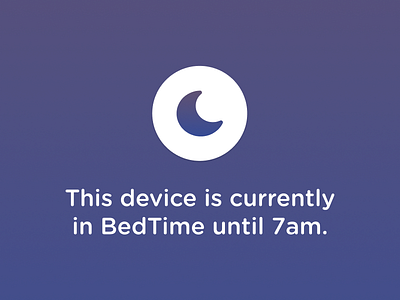 MyCircle for iOS (BedTime tease)