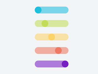 Colorful Separators for Circle Medium Posts