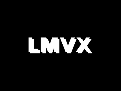 Lumivox Branding black brand clean gothic minimal modern swiss white wordmark
