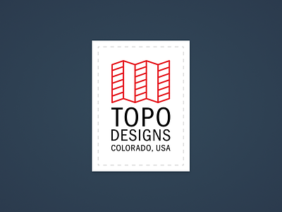 Topo Designs Patch Detail brand branding figma icon illustration logo patch topo designs vector design