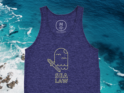 Sea Law T-Shirt & Tank bright clothing illustration logo maritime podcast product relevant summer vibrant