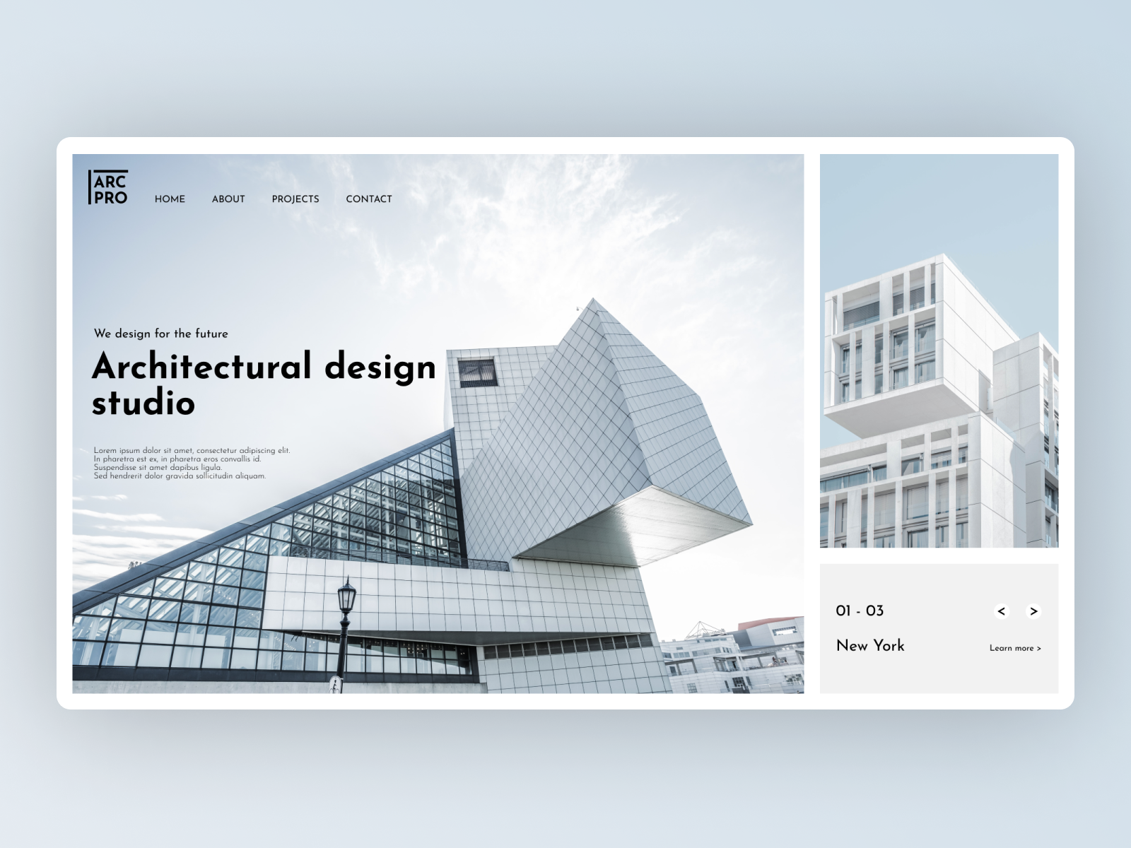 Architectural studio website by Netby | Webdesign Agency form Poland on ...