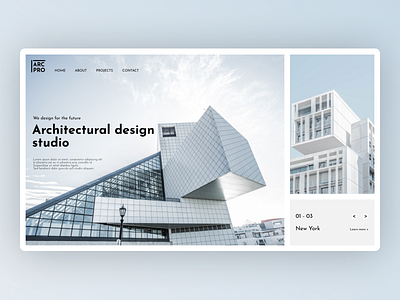 Architectural studio website architect architectural studio creative studio design interior designer minimalism poland real estate studio ux design webdesign