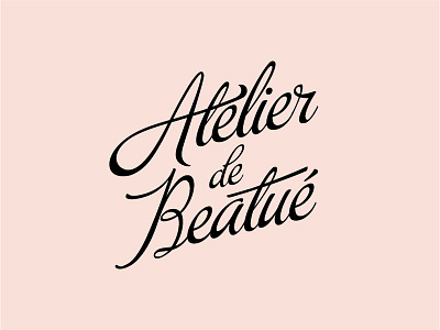 Atelier de Beatue Logo by Drew Hower on Dribbble