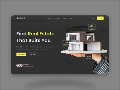 Ebbound Real State Website UI Design