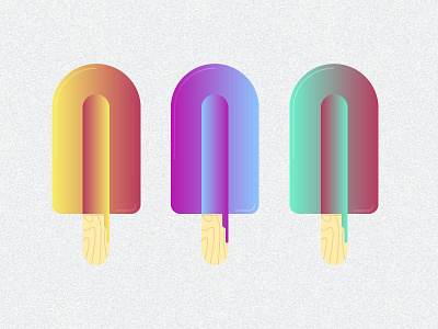 Popsicle cold ice cream melt popsicle summer