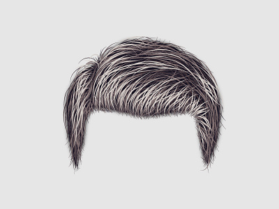 Comb Over comb over hair head highlights illustration style
