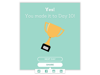 Daily UI challenge #010 - Social Share 010 achievement challenge daily daily ui daily ui 010 dailyui share social social share trophy