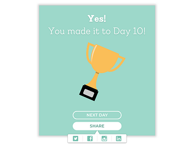 Daily UI challenge #010 - Social Share